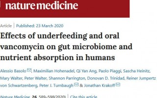 《自然》：节食和抗生素会对肠道微生物造成扰动，增加营养流失