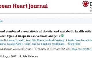 心血管顶级期刊：50万人随访12年的临床研究发现，健康的胖子可能并不存在
