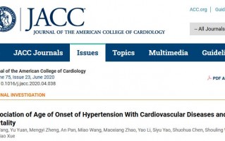 JACC：45岁前血压高，死亡风险翻倍飙！