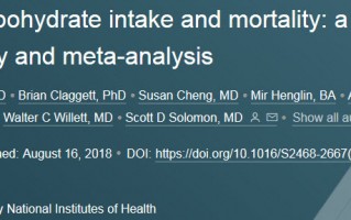 柳叶刀子刊：逾43万研究表明，低碳水饮食缩短寿命！