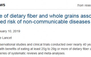 柳叶刀重磅：多吃膳食纤维，死亡风险低1/3！可预防心脏病、糖尿病和癌症等多种疾病