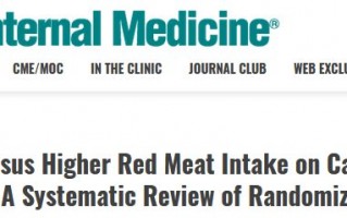 《内科学年鉴》：红肉到底致不致癌？