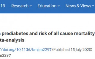 BMJ：不用等到糖尿病，血糖偏高时，心血管风险就在悄然升高