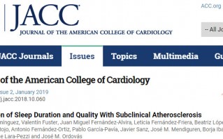 JACC：一定要睡够7小时！睡不够6小时全身动脉血管粥样硬化斑块形成风险增27%