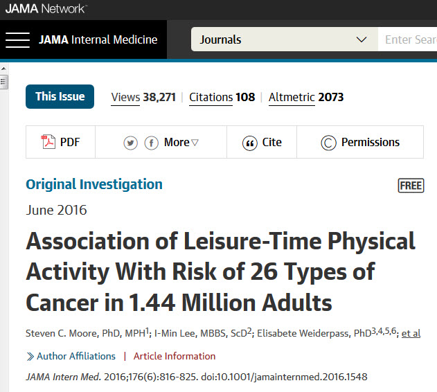 JAMA_18年研究证明运动可抗26种癌症！.jpg