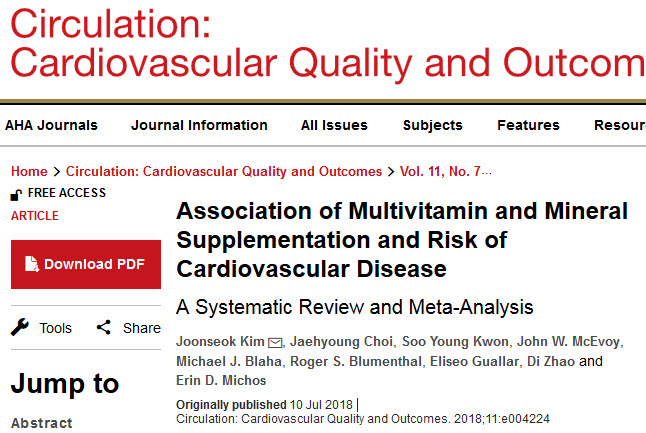 分析200万人长达12年的数据发现，吃复合维生素与降低心血管疾病死亡风险无关.jpg