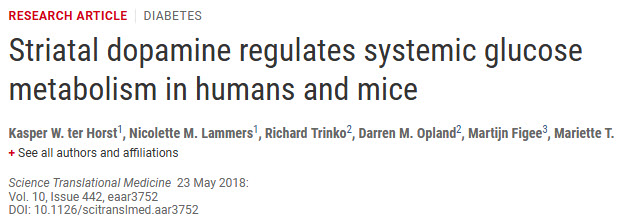 《科学》子刊：多巴胺或能治糖尿病！科学家首次发现脑内葡萄糖代谢调控通路，刺激大脑治疗糖尿病或成可能！.jpg/