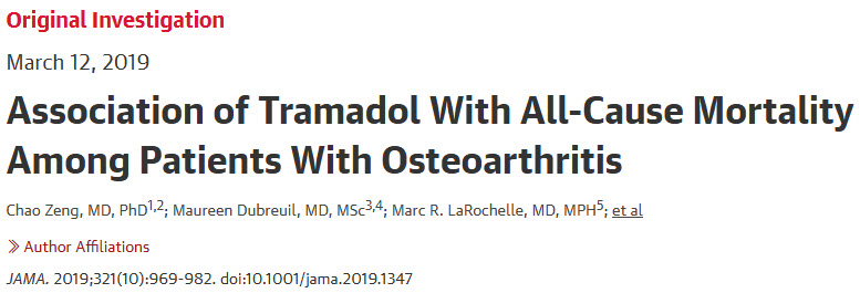 JAMA：湘雅医生团队分析近9万患者数据首次发现，用曲马多治骨关节炎与患者全因死亡风险增加104%相关.jpg/