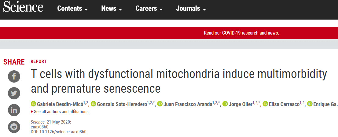 《科学》：线粒体功能障碍的T细胞异常或会加速衰老！.jpg